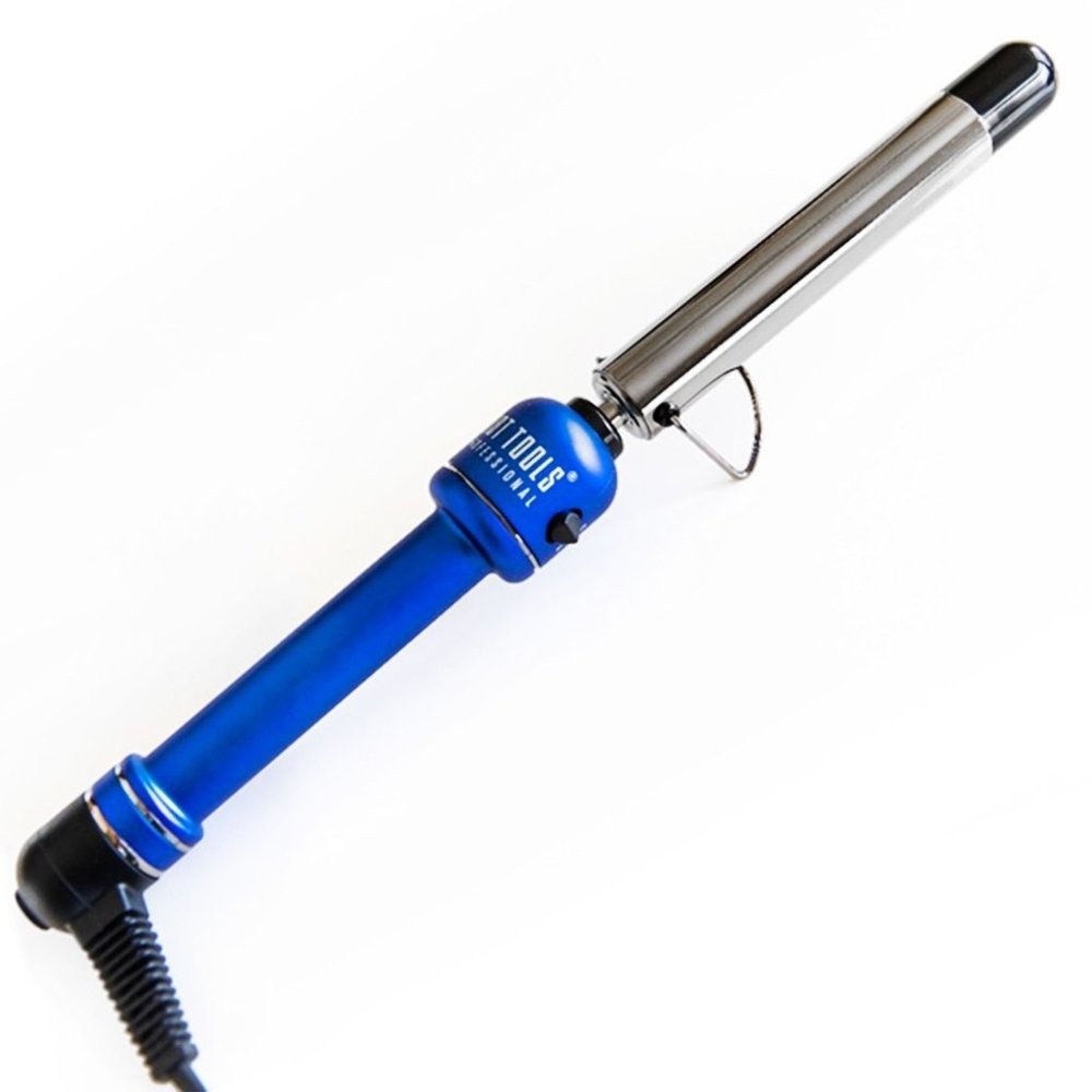 Radiant Blue Titanium 1" Flipperless Curling Wand